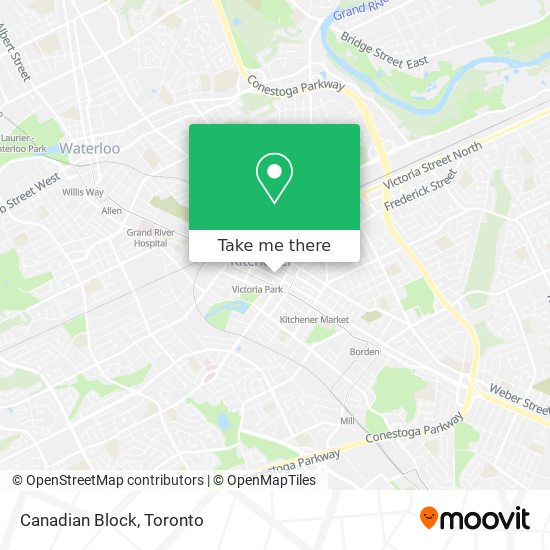 Canadian Block map