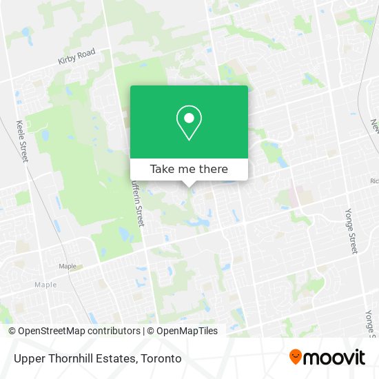 Upper Thornhill Estates plan