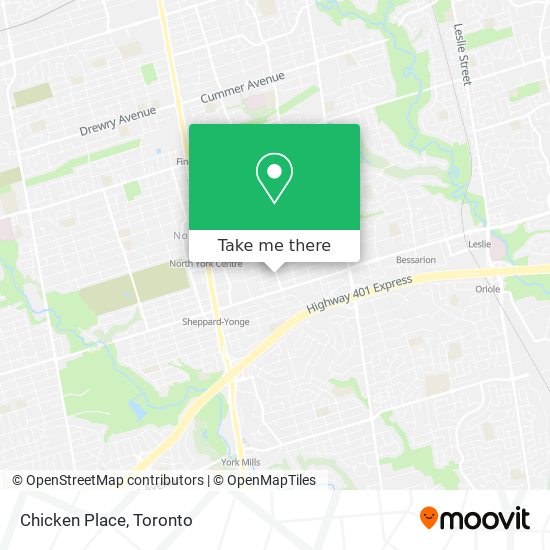 Chicken Place map