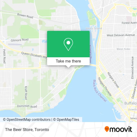The Beer Store map