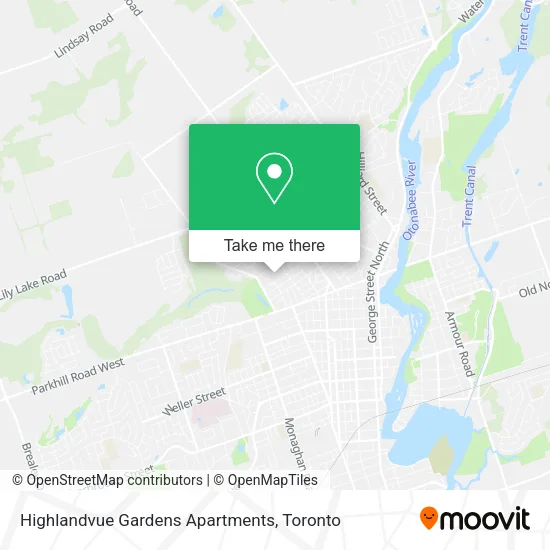 Highlandvue Gardens Apartments map
