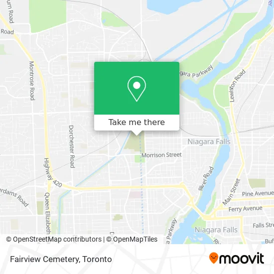 Fairview Cemetery map