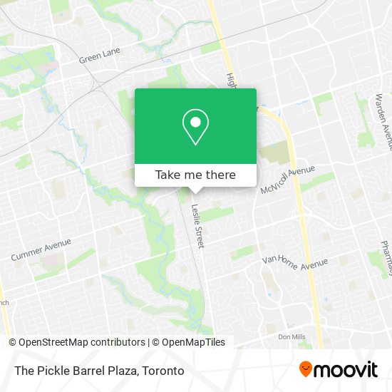 The Pickle Barrel Plaza map