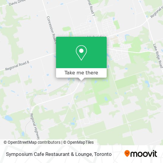 Symposium Cafe Restaurant & Lounge map