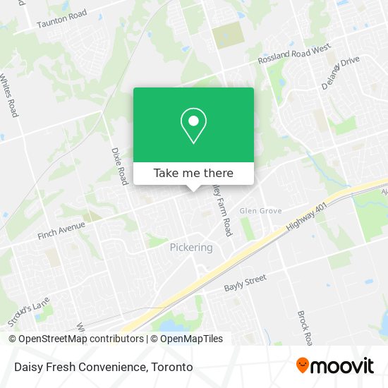 Daisy Fresh Convenience map