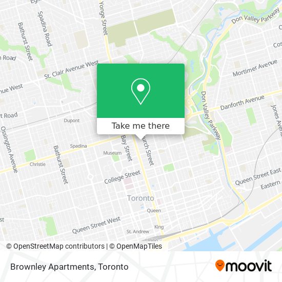Brownley Apartments map