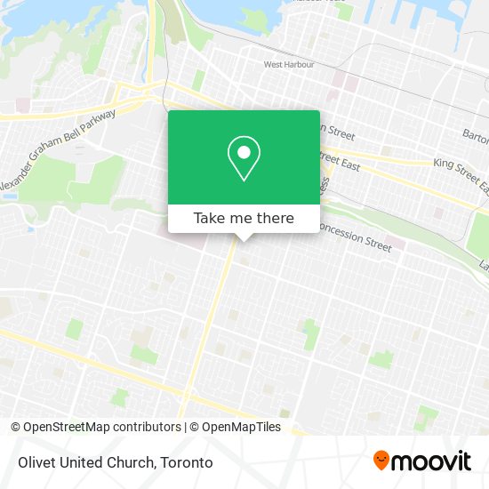 Olivet United Church map