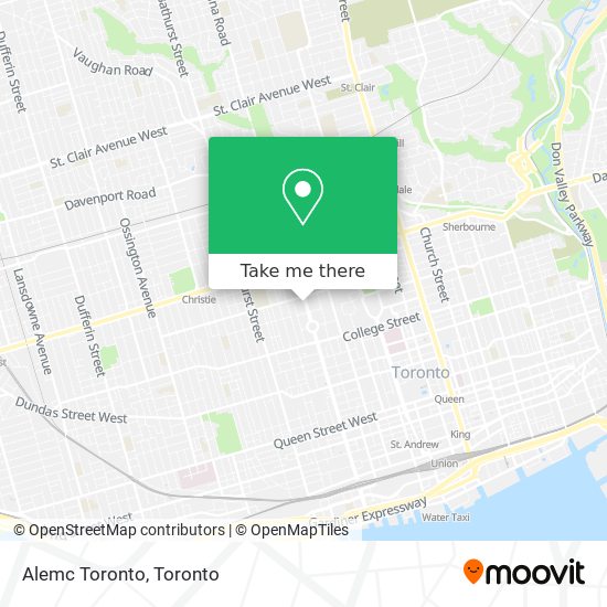 Alemc Toronto map