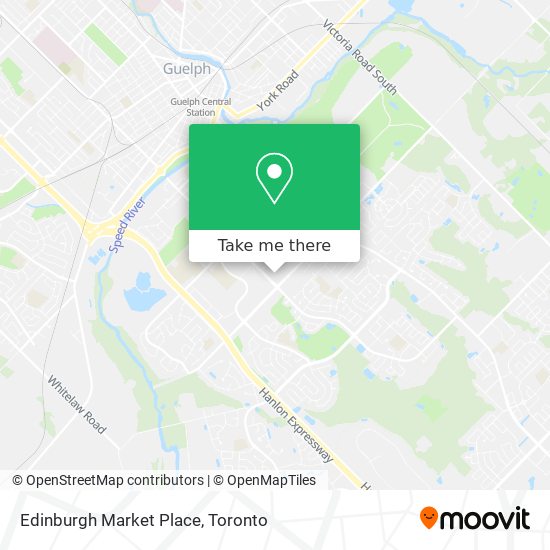 Edinburgh Market Place map