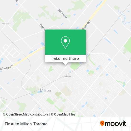 Fix Auto Milton map