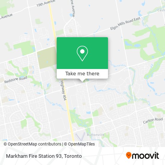 Markham Fire Station 93 plan