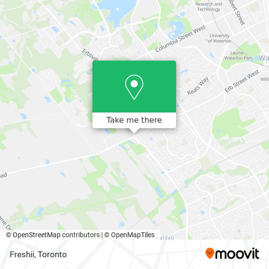 Freshii map