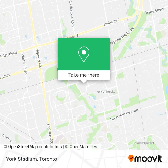 York Stadium map