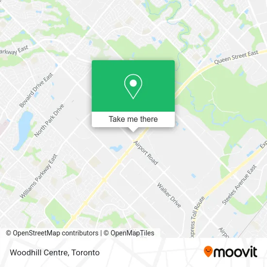 Woodhill Centre map