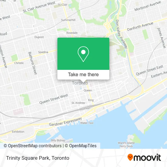 Trinity Square Park map