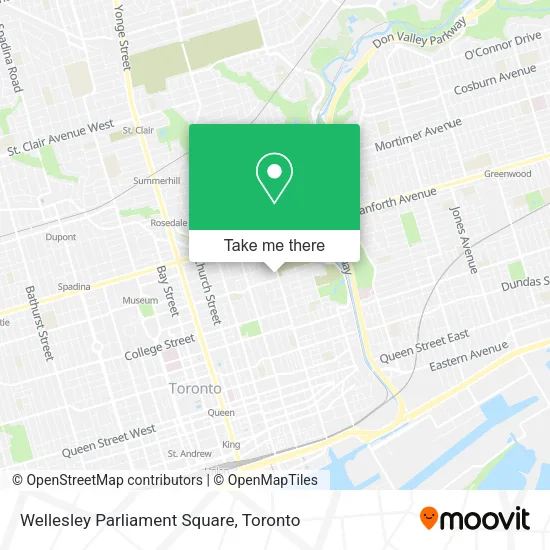 Wellesley Parliament Square map