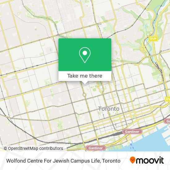 Wolfond Centre For Jewish Campus Life map