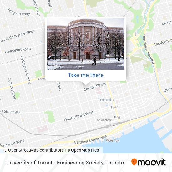 University of Toronto Engineering Society map