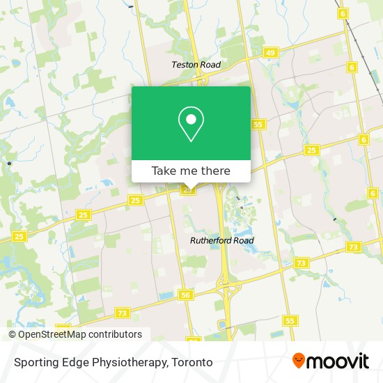 Sporting Edge Physiotherapy map