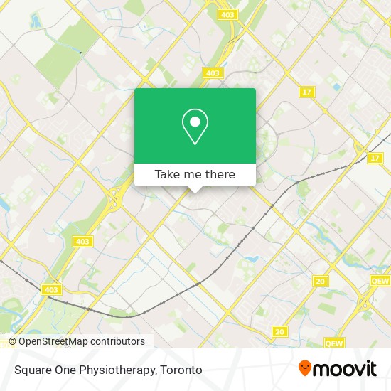 Square One Physiotherapy map