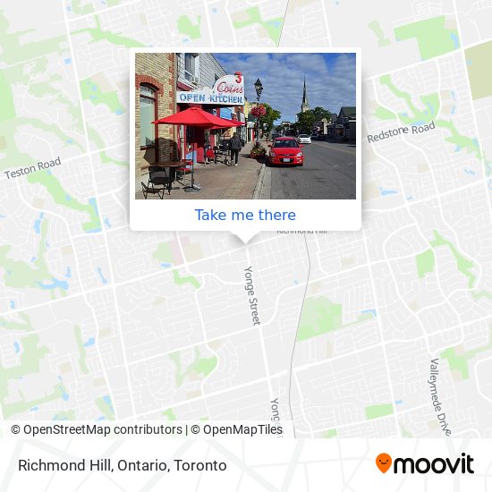 Richmond Hill, Ontario map