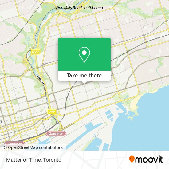 Matter of Time map