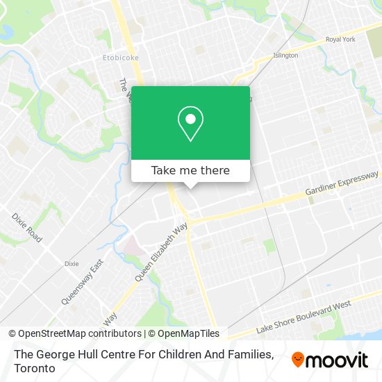 The George Hull Centre For Children And Families map