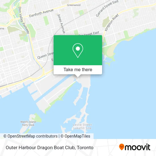 Outer Harbour Dragon Boat Club map