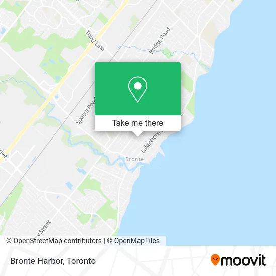 Bronte Harbor map