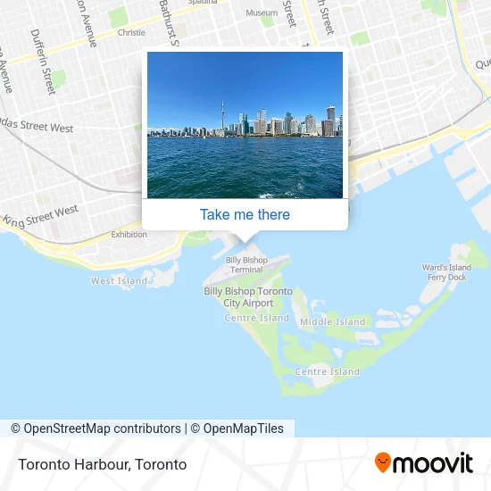 Toronto Harbour map