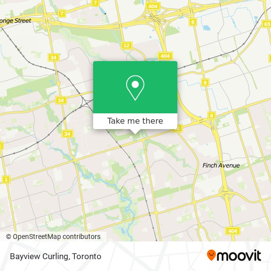 Bayview Curling map