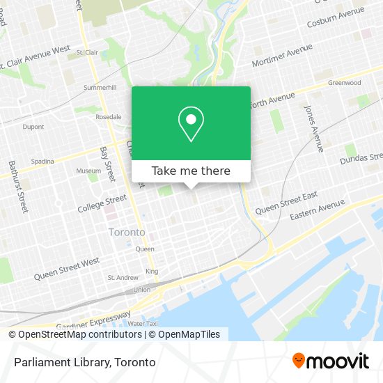 Parliament Library map