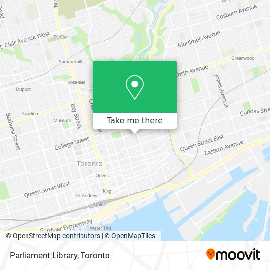 Parliament Library map