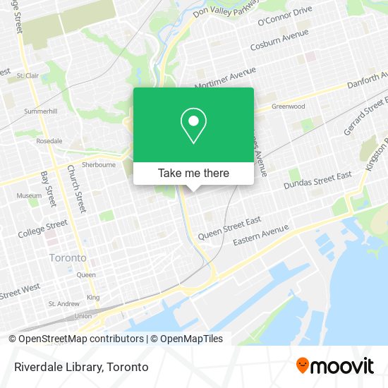 Riverdale Library map