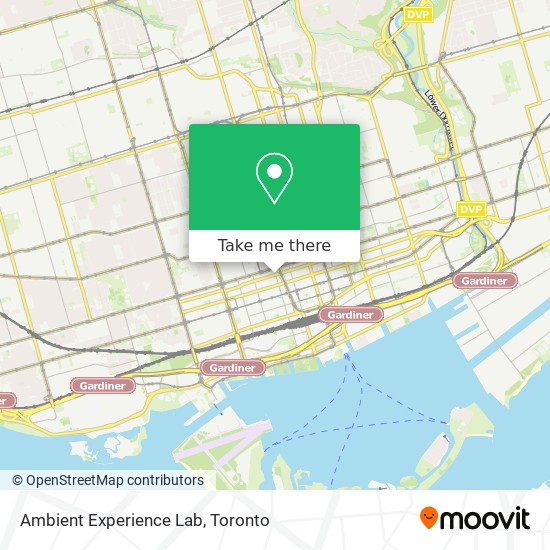 Ambient Experience Lab map