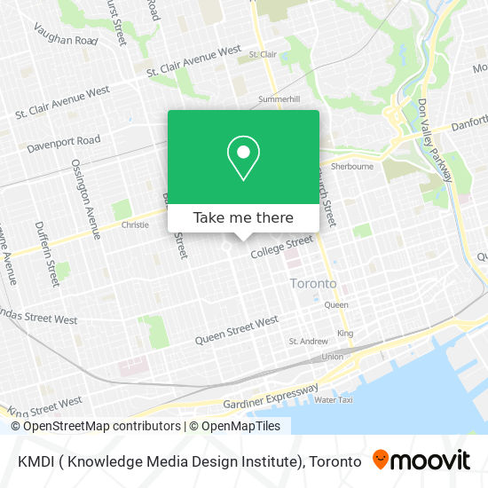 KMDI ( Knowledge Media Design Institute) map