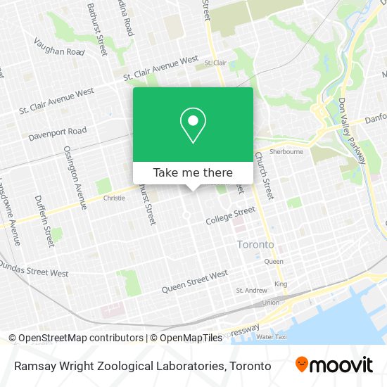 Ramsay Wright Zoological Laboratories map
