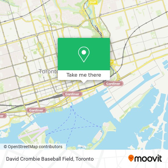 David Crombie Baseball Field map