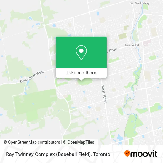 Ray Twinney Complex (Baseball Field) map