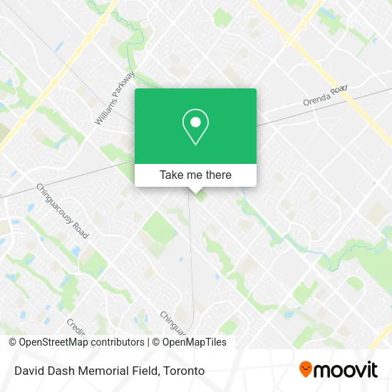 David Dash Memorial Field map