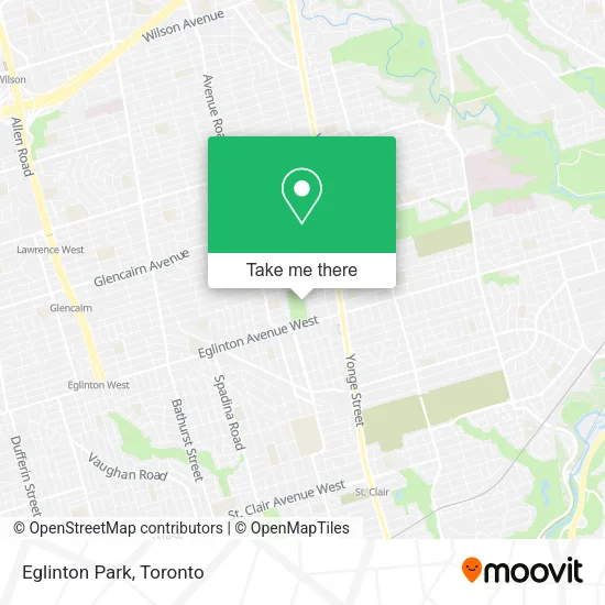 Eglinton Park map