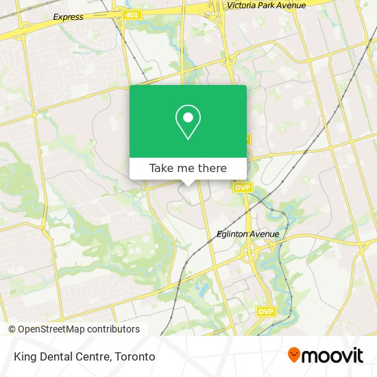 King Dental Centre map