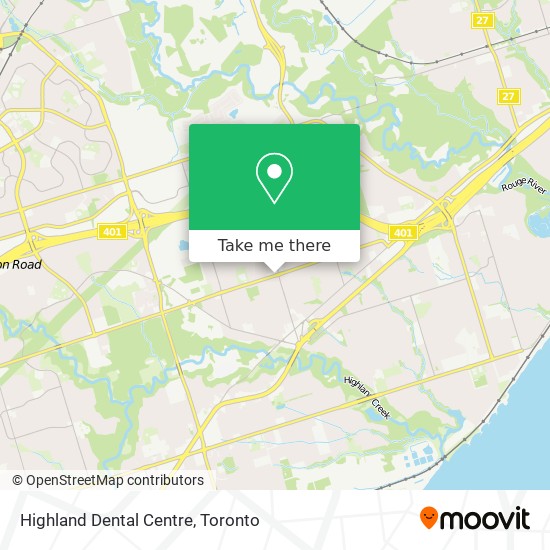 Highland Dental Centre map