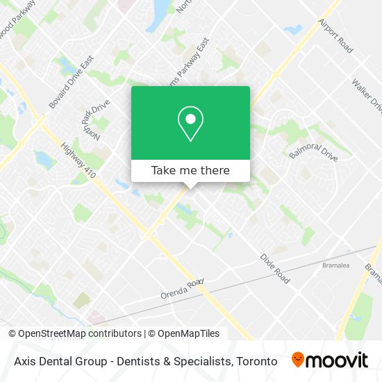 Axis Dental Group - Dentists & Specialists map