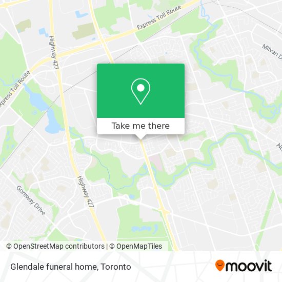 Glendale funeral home map