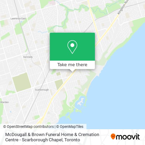 McDougall & Brown Funeral Home & Cremation Centre - Scarborough Chapel plan