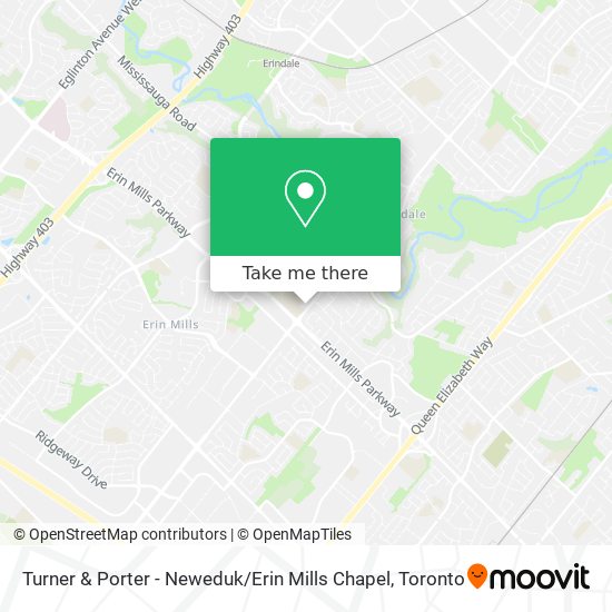 Turner & Porter - Neweduk / Erin Mills Chapel map