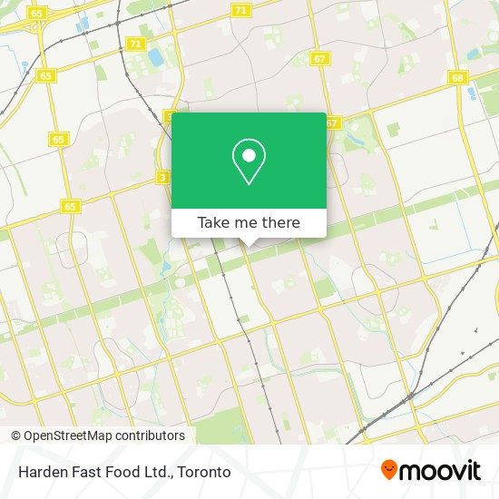 Harden Fast Food Ltd. map