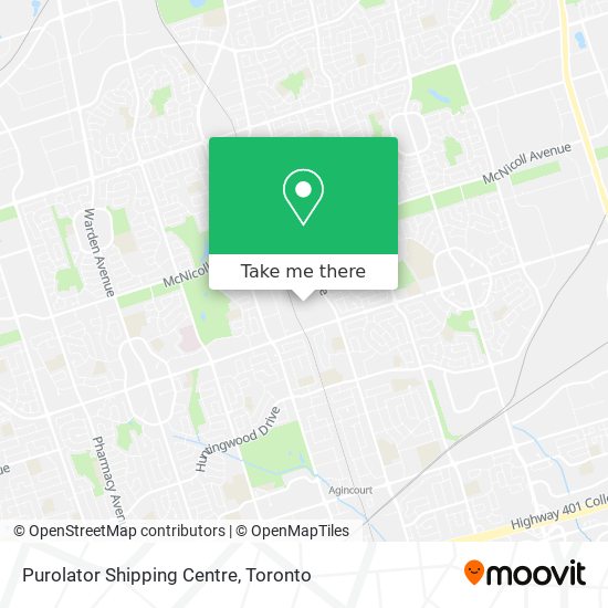 Purolator Shipping Centre plan