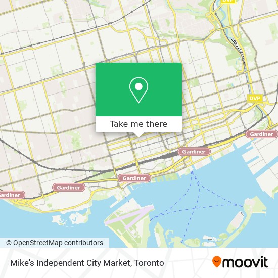 Mike's Independent City Market map